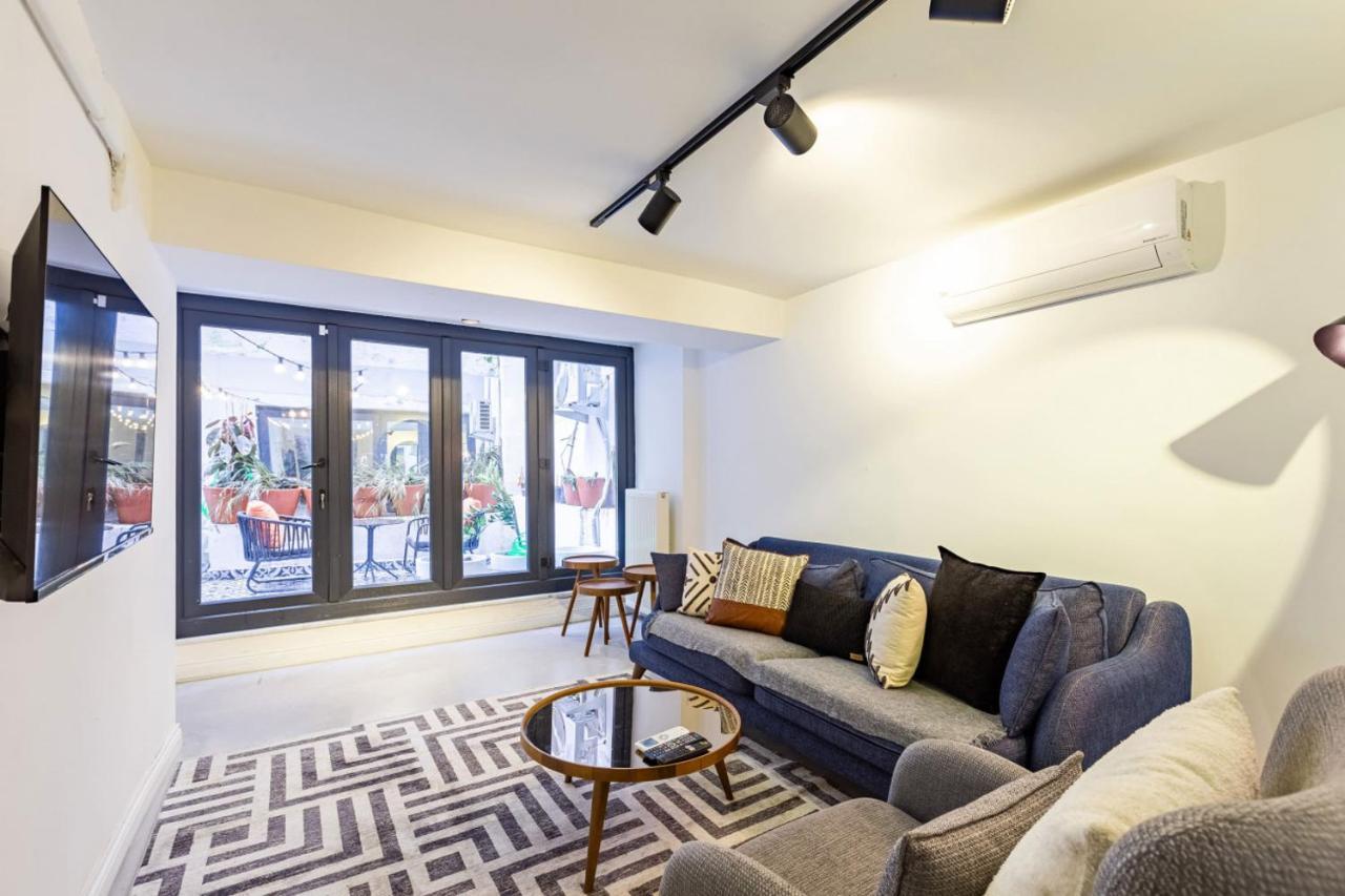 Excellent Flat With Lovely Backyard In Cihangir Istambul Exterior foto